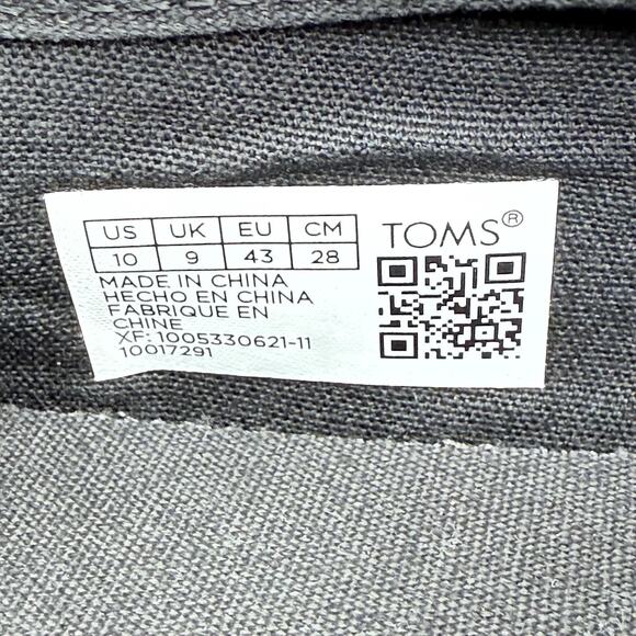 Toms Shoe Mens size 10 Alien Green Black Glow In The Dark UFO Sneaker - Picture 6 of 8